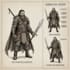 draw dnd character illustration and character design