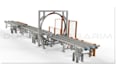 automatic stretch wrapping station