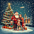draw custom christmas caricatures for winter