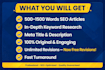 write SEO blog writing