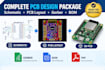 design esp32 wifi bluetooth iot pcb, schematic and pcb layout