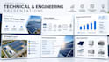 design a professional technical and engineering presentation