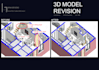 revise and edit cad revit  architectural drawings from redline