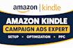manage and optimize amazon KDP ads PPC campaign