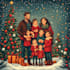 draw custom christmas caricatures for winter