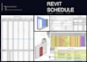 create professional revit schedules and quantity takeoffs