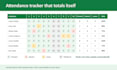 create excel attendance, leave and employee HR trackers