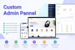 build a custom ecommerce website with admin panel