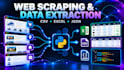 do python web scraping, data extraction and web crawling