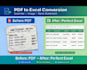 convert PDF to excel accurately with ocr and formatting