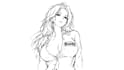 create anime character base models and rough sketches