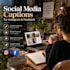 create social media content, captions and a content calendar