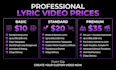 create a custom lyric video for your song