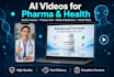 write pharma articles and create ai video ads for heialth