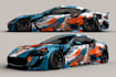 attractive car wrap design