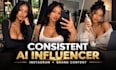 create a consistent ai influencer, image for instagram that grows your followers