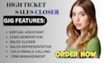 be your high converting sales closer sales representative