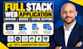build a custom full stack web application with frontend and backend development