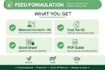 formulate least cost poultry dairy cattle pig feed formula