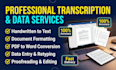 transcribe handwritten notes into clean documents