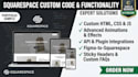 squarespace custom code, customize squarespace website, squarespace custom code