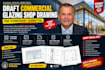 draft commercial glazing shop drawing for storefront submittal
