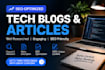 write SEO tech blogs, software articles, and technical content