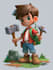 draw 2d game character illustration