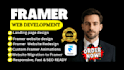 build framer website, framer landing page, framer website design