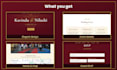 create a digital wedding invitation website with rsvp and whatsapp share