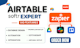 do airtable database system, airtable automation, softr web app