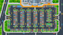 parking lot map, car park layout and vehicle access guide