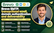 setup brevo SMTP transactional email domain authentication deliverability