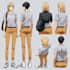 draw anime character concept art sheet