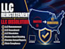 do US llc or corp reinstatement, llc dissolution, ein closure and corporation