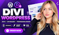 build divi wordpress website with divi theme, divi builder and premium divi 5