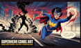 draw superhero comic book art and indie comic pages