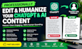 professionally edit and refine your chatgpt and ai content