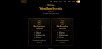 design a premium wedding website with rsvp and countdown