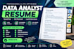 write a data analyst CV and ats resume in 24 hours