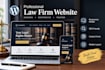 design a professional wordpress law firm website