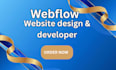 design webflow website, figma to webflow, webflow developer
