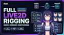 design custom live2d vtuber model anime face tracking and full live2d rigging