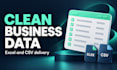 build targeted local business lead lists