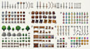 create custom pixel art 2d game assets, sprites, props, items, retro game assets