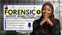 do forensic audio analysis, examination, enhancement and audio reporting
