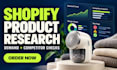 research shopify dropshipping products and validate demand signals