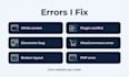 fix wordpress critical errors and website bugs