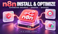 install and configure n8n or any self hosted services on your vps server
