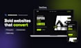 create a modern responsive landing page with css animations